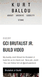 Mobile Screenshot of kurtballou.com