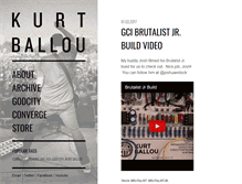 Tablet Screenshot of kurtballou.com